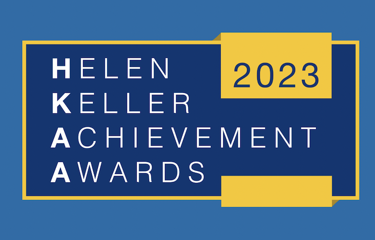 Image reads "Helen Keller Achievement Awards 2023" 