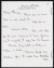 Thumbnail of Letter from Laurence Hutton, NYC to Edwin Townsend Evans regardin...