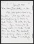 Thumbnail of Letter from Laurence Hutton to Edwin Townsend Evans regarding the...