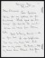Thumbnail of Letter from Laurence Hutton, Saranac Inn, NY to Edwin Townsend Ev...