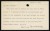 Thumbnail of Note from Henry Burchell enclosing a copy of the newsletter entit...