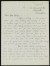 Thumbnail of Letter of admiration from Elise Schofield, Birmingham, England to...
