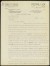 Thumbnail of Letter from Shalom Riesel to Helen Keller regarding his work, acc...