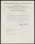 Thumbnail of Letter from John F. Wilson, Director, British Empire Society for ...