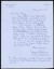 Thumbnail of Letter from Jacques Davidson, France to Jansen Noyes, USA regardi...