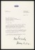Thumbnail of Letter from Henry Ford, II to Jansen Noyes, Jr. directing his let...