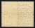 Thumbnail of Letter from Helen Keller to Mr. Waite providing a sample of her w...