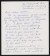 Thumbnail of Letter from Barbara Tenenbaum to Helen Keller asking about the Ol...