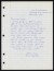Thumbnail of Correspondence with Ann Lafferty requesting note from Helen to in...