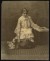 Thumbnail of Photograph of Helen Keller with her bull dog terrier Sir Thomas. ...