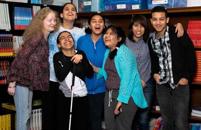 Group of students from New York Institute of Special Education