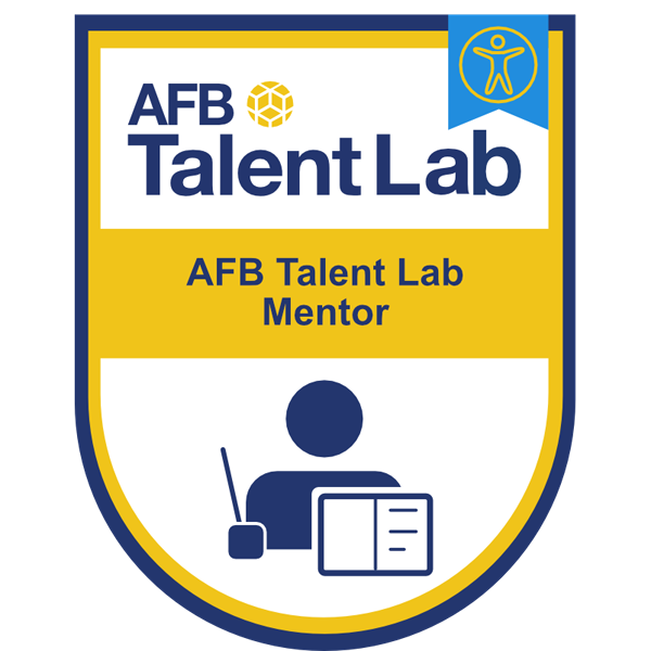 AFB Talent Lab Mentor Badge