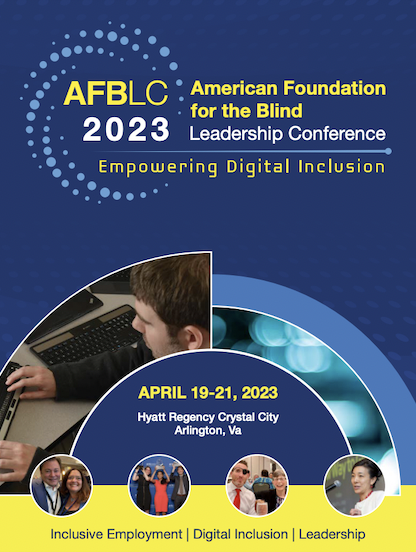 Cover states "AFBLC 2023: empowering digital inclusion"