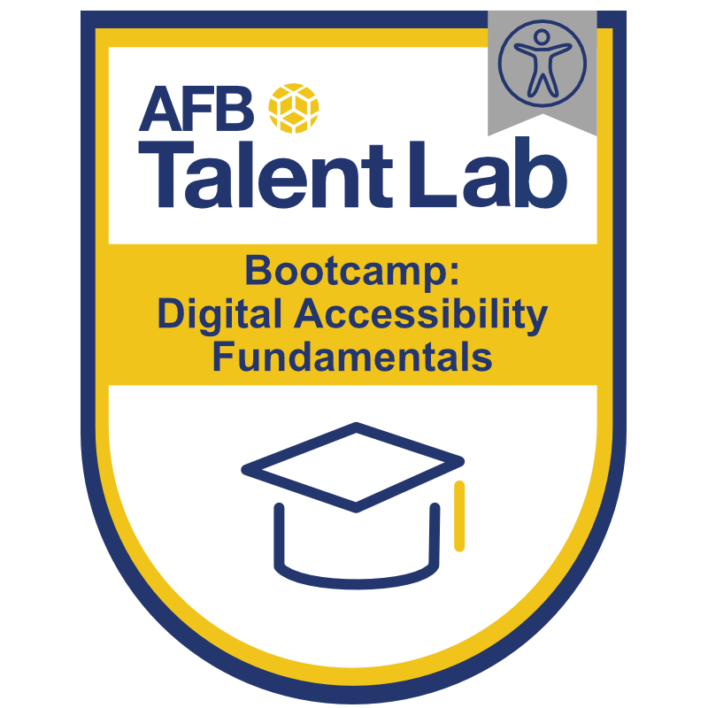 Bootcamp: Digital Accessibility Fundamentals Badge