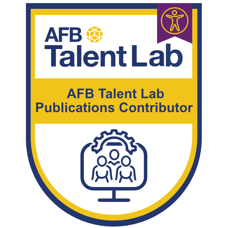 Talent Lab Publications Contributor Badge