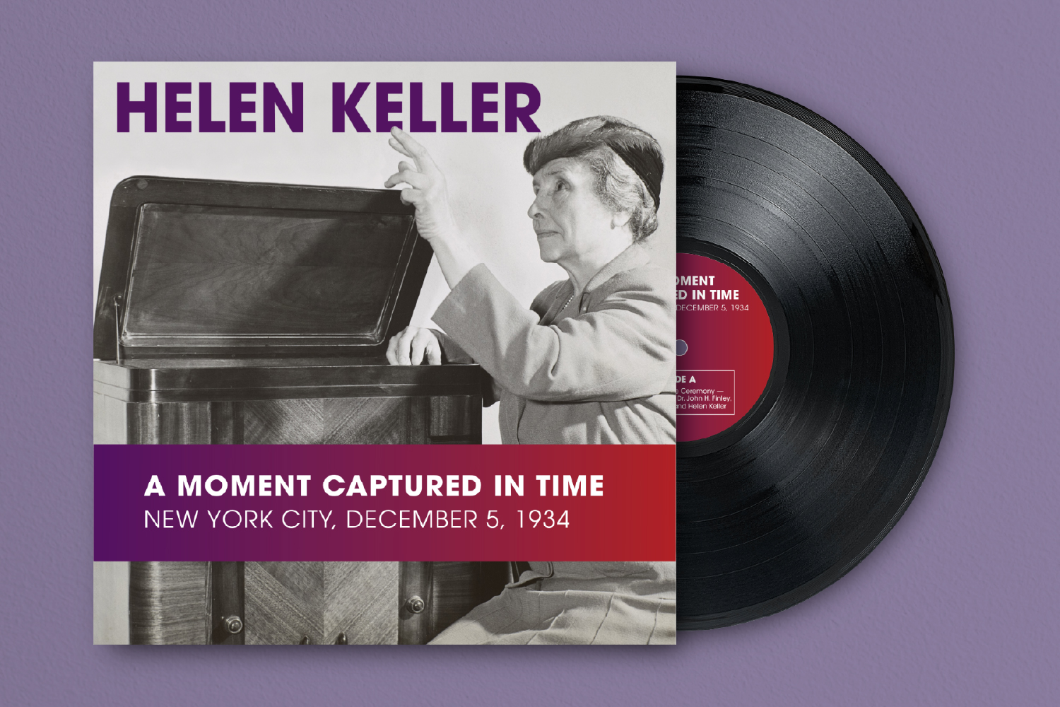 A Moment Captured in Time Record Artwork