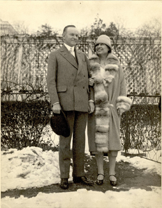 Helen Keller and Calvin Coolidge, circa 1926