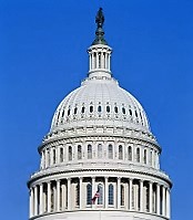 the dome of the US Capitol building