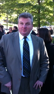 Mark Richert standing outside the White House