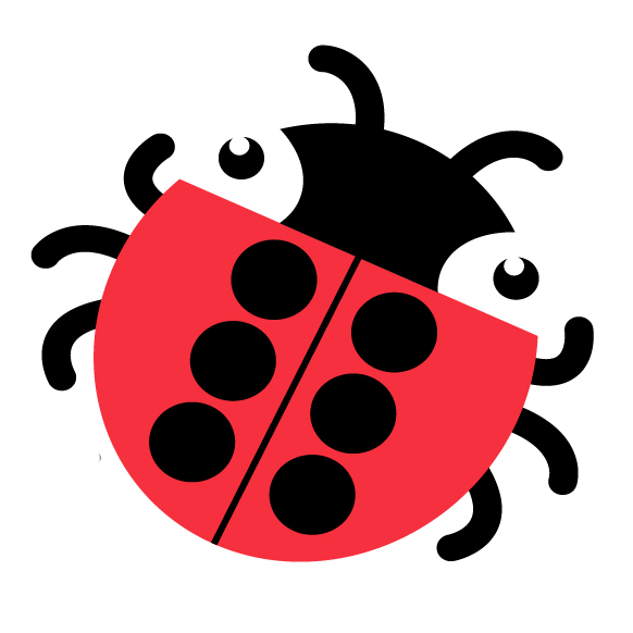 AFB's Braille Bug, a ladybug with the six dots of the braille cell on her back