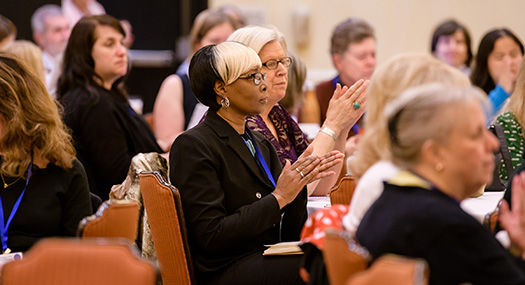 group of AFBLC attendees in a conference room