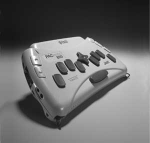 Figure 1b. The PAC Mate with braille keyboard is shown here.