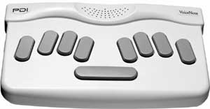 Figure 3. VoiceNote with a braille keyboard