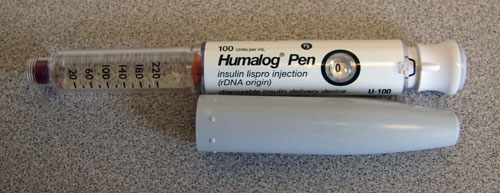 Photo of the Humalog.