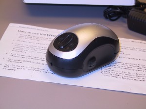 Photo of the Electronic Reading Aid.