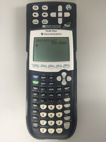 Photo of the Orion TI-84 Plus Talking Graphing Calculator